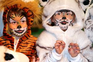 Karneval der Burgwaldnarren_Kinder L&ouml;we Tiger